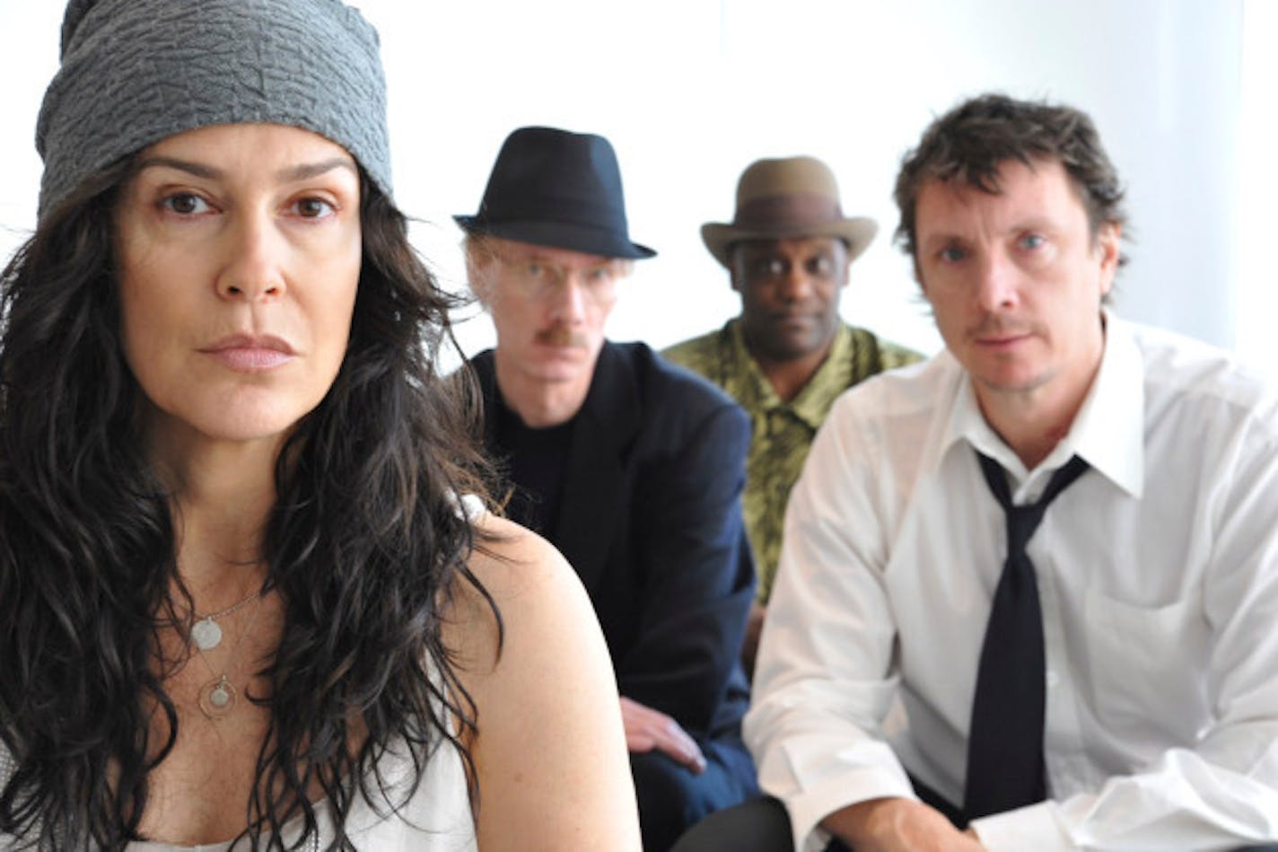 The artists formerly known as the Family, now fDeluxe, in a 2011 photo (from left): Susannah Melvoin, Eric Leeds, Jellybean Johnson and Paul Peterson.