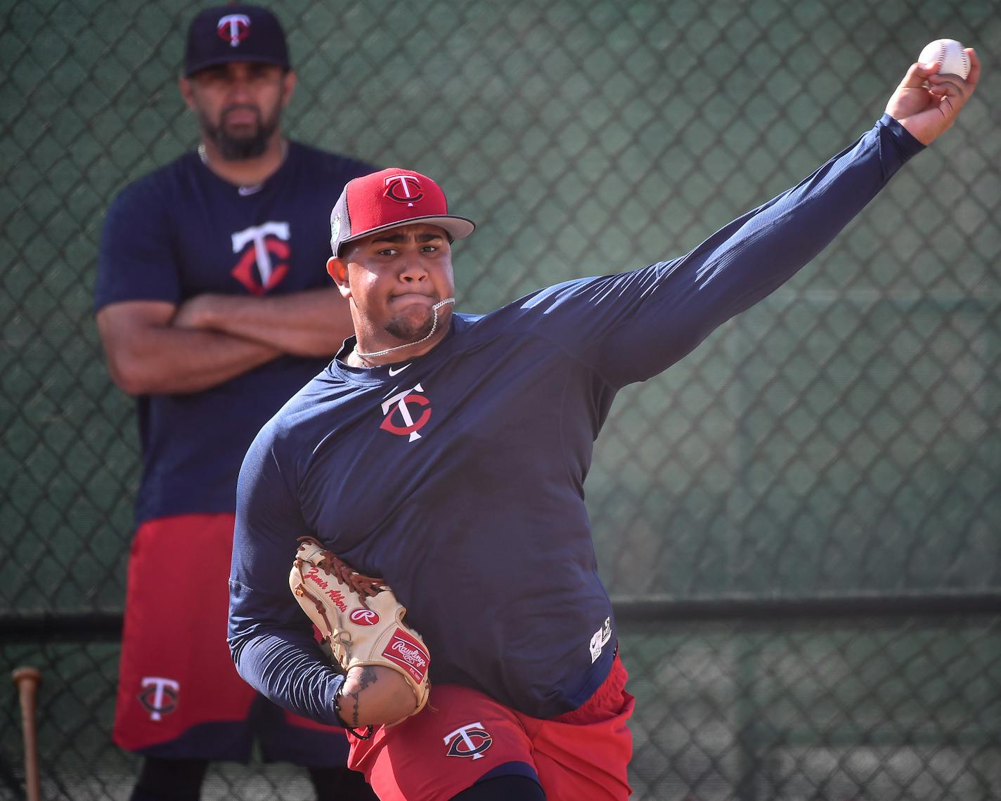 Twins pitcher Adalberto Mejia. ] AARON LAVINSKY &#xef; aaron.lavinsky@startribune.com Minnesota Twins players took part in optional workouts on Monday, Feb. 13, 2017 at CenturyLink Sports Complex in Fort Myers, Fla.