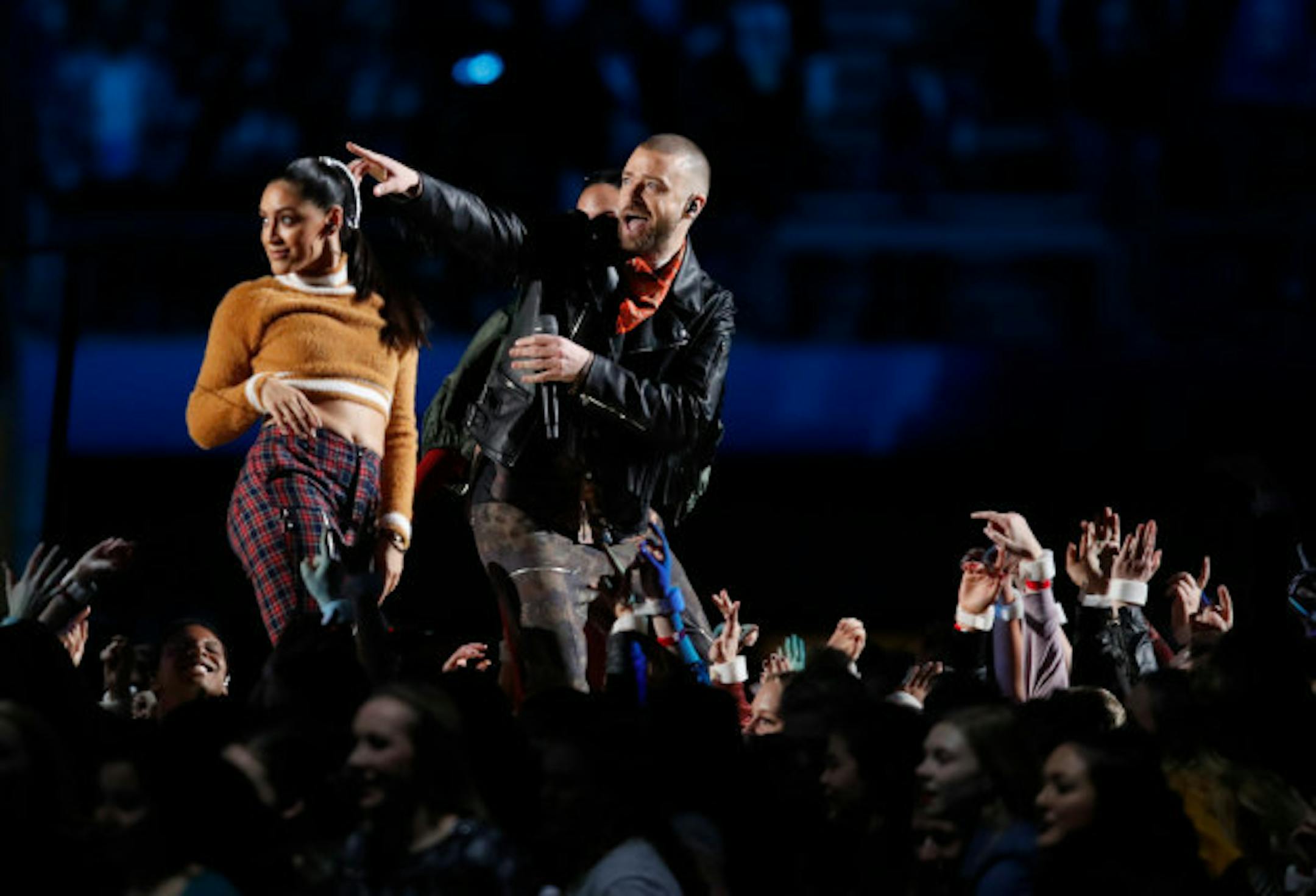 Justin Timberlake's Super Bowl LII halftime show performance was just his first Twin Cities gig of 2018. / Jerry Holt, Star Tribune