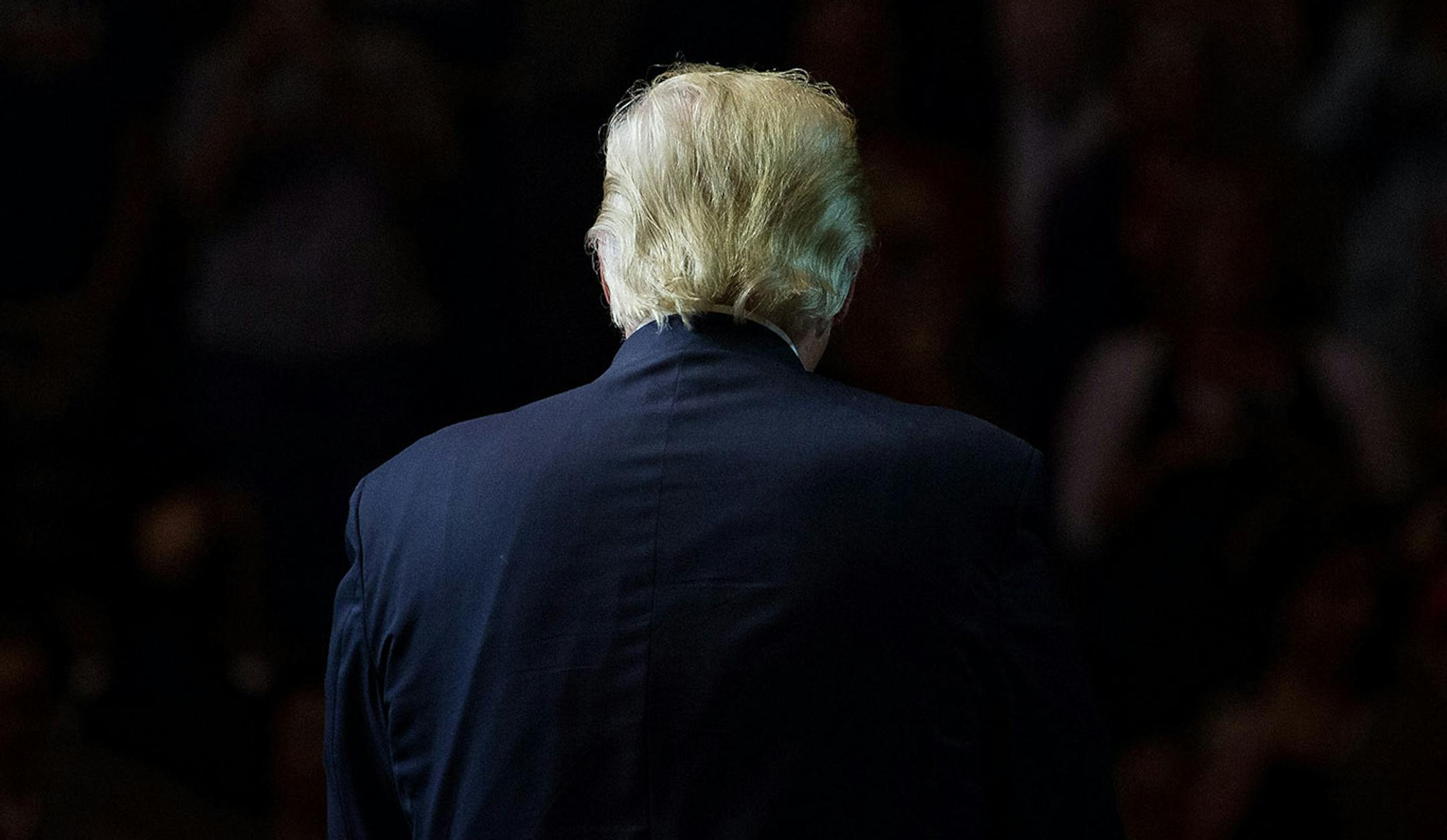 Donald Trump speaks at a campaign rally at the Canton Memorial Civic Center in Canton, Ohio, Sept. 14, 2016. Earlier Wednesday, Trump taped an appearance on the “Dr. Oz Show,” where he reportedly discussed his own medical history, and visited a water treatment plant and a church in Flint. (Damon Winter/The New York Times) ORG XMIT: MIN2016092215424245