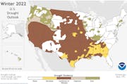 U.S. Drought Outlook For Winter 2022-2023