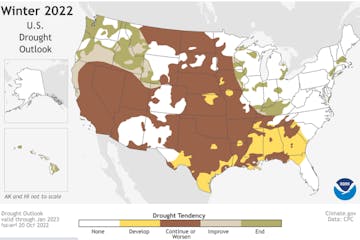 U.S. Drought Outlook For Winter 2022-2023