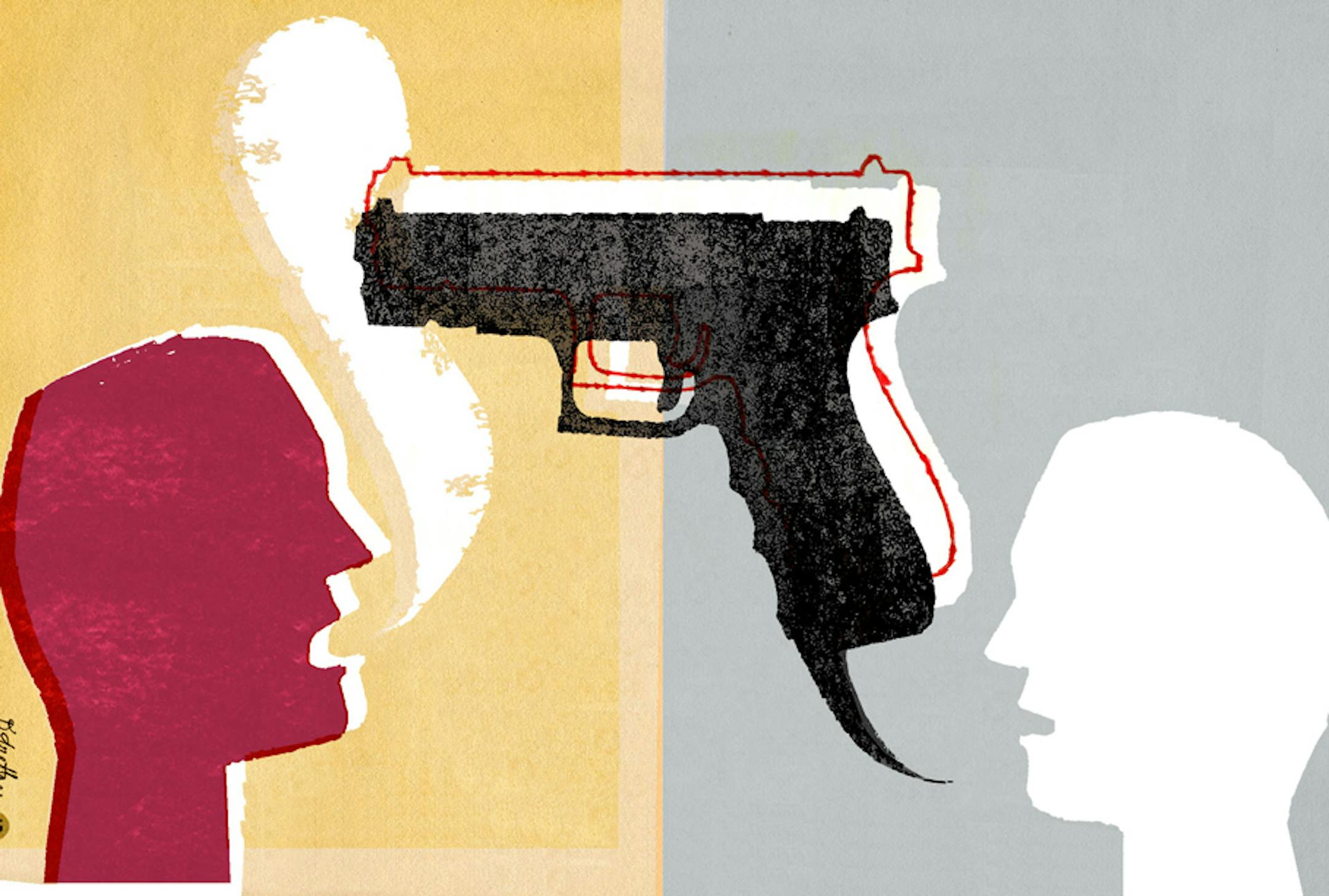 Illustration: Gun debate