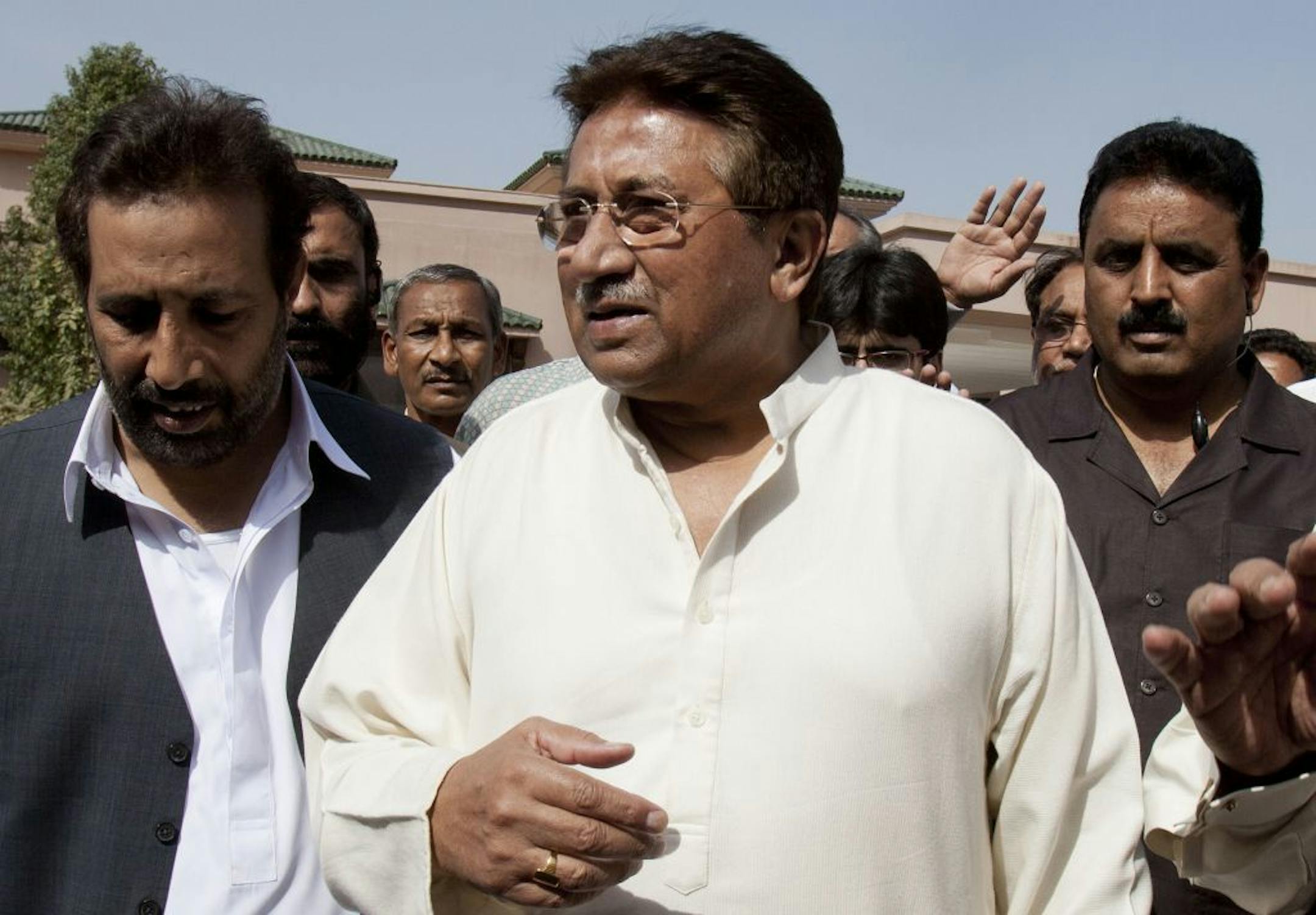 April 15, 2013 photo: Pakistan's former President and military ruler Pervez Musharraf.