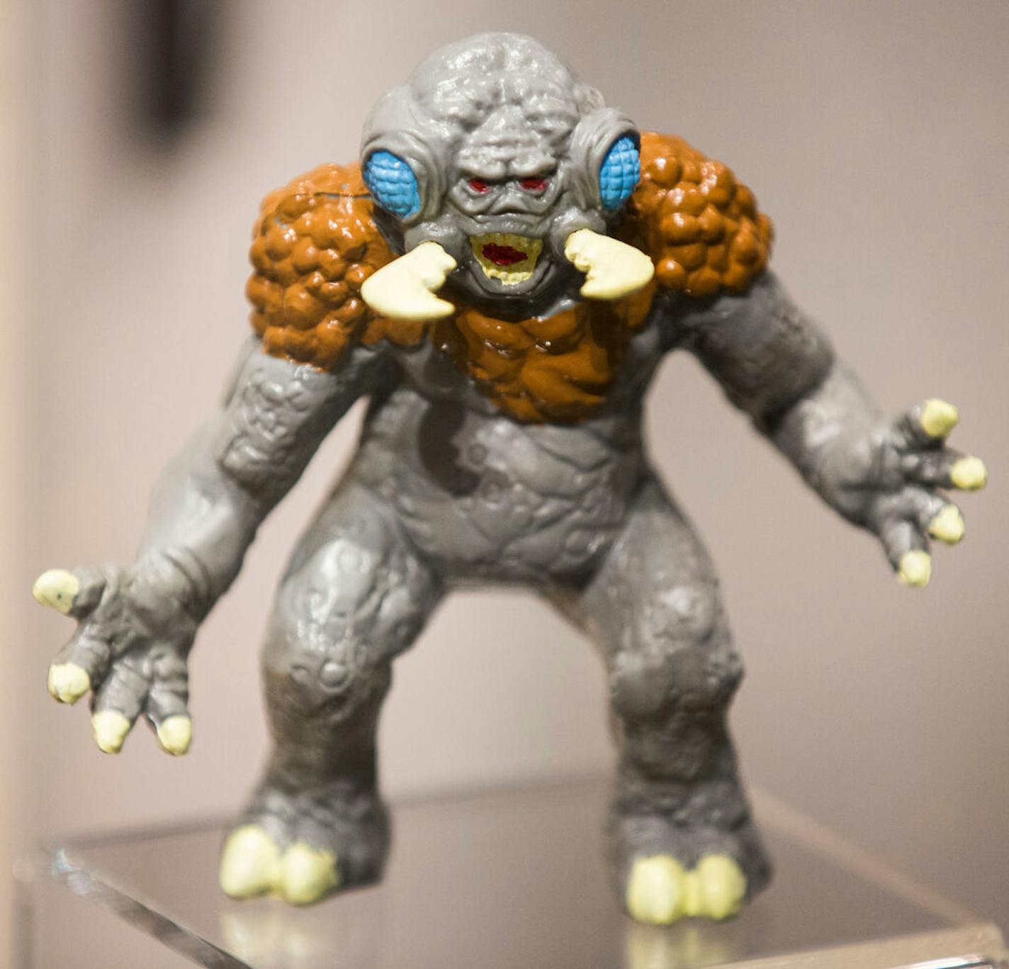 A Dungeons and Dragons toy from 1982 on display at the exhibit "America's Monsters, Superheroes, and Villains" at Goldstein Museum of Design at the University of Minnesota Twin Cities campus in St. Paul on Tuesday, October 20, 2015. ] (LEILA NAVIDI/STAR TRIBUNE) leila.navidi@startribune.com ORG XMIT: MIN1510201803232532