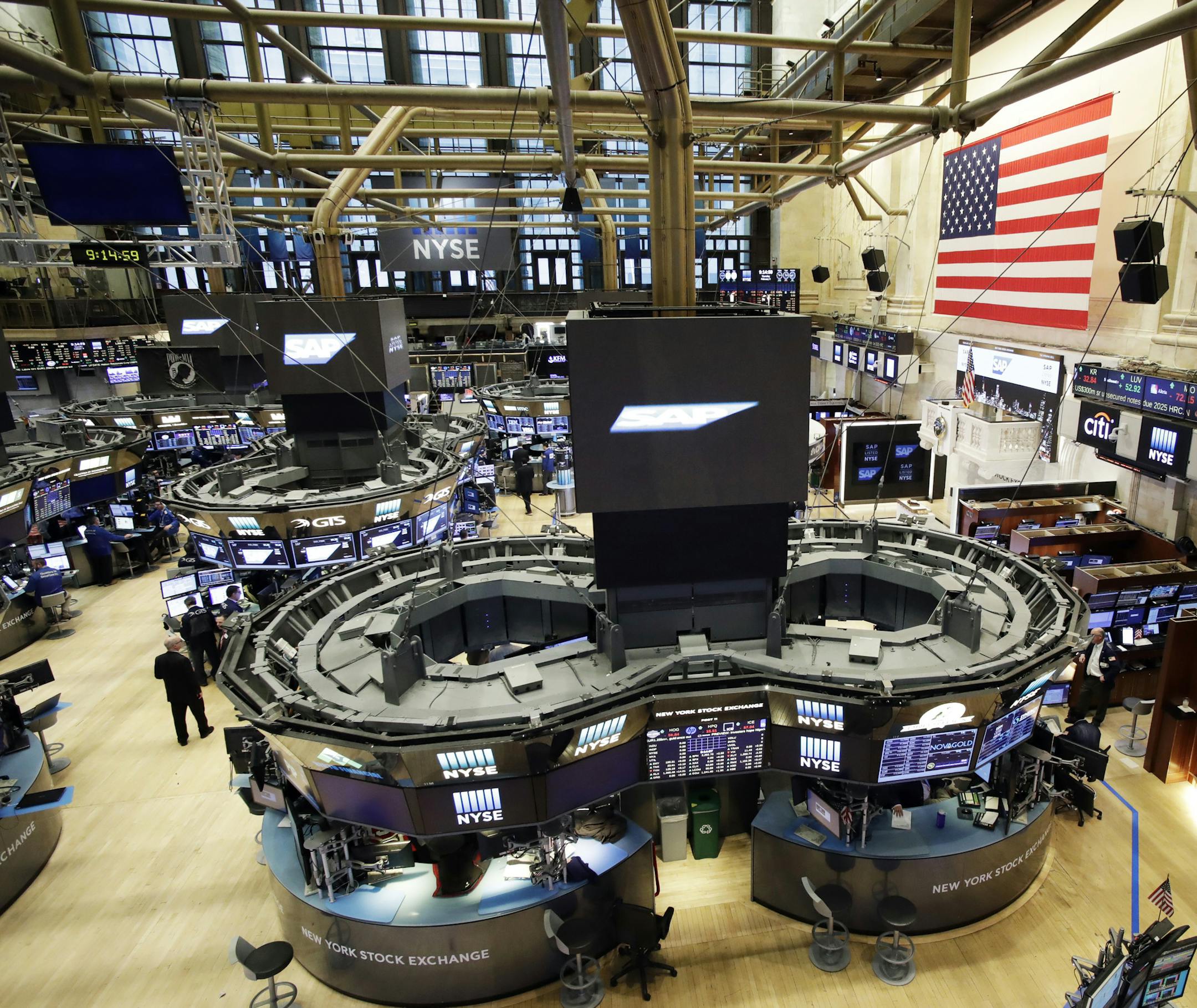 FILE - This Thursday, Feb. 9, 2017, file photo, shows the floor of the New York Stock Exchange. Exchange-traded funds have swept the stock market over the past decade and been a blessing for many investors. But while large index-based funds, such as those that track the Standard & Poorís 500, may fairly represent the indexís stocks, smaller niche ETFs don't always deliver strictly what their names promise, and you might wind up indirectly buying a lot of something you didnít reall