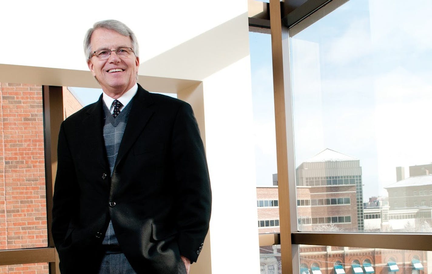 Mike Good, retired CEO and one-time All American wrestler at the Minneapolis college, retired a year early in 2012 to jump start a capital campaign that has hit $53 million, eight times more than the largest previous one.