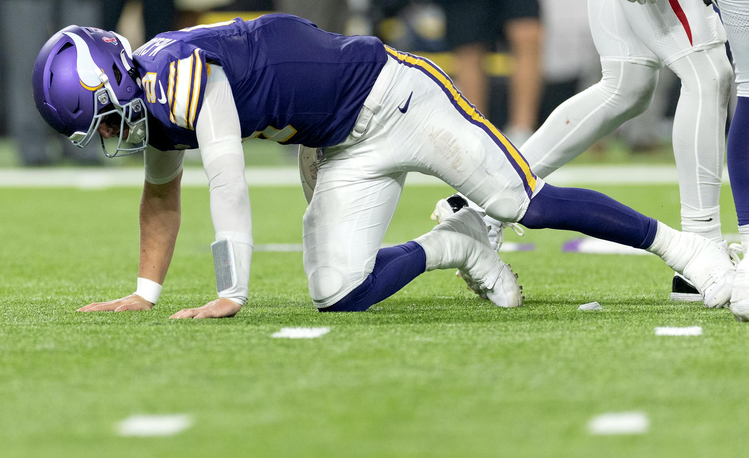 Minnesota Vikings QB J.J. McCarthy out with ankle injury