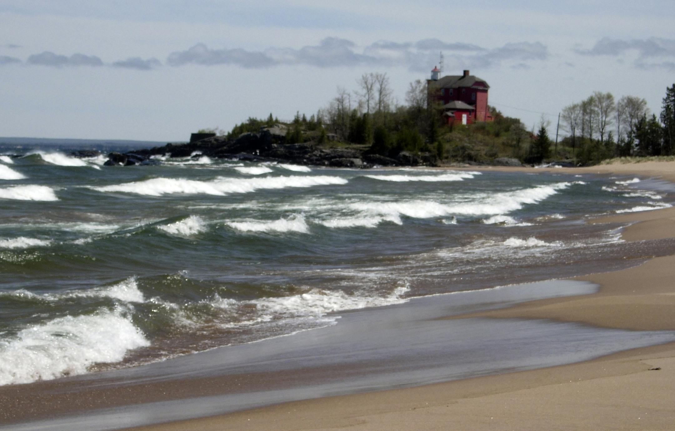 The Marquette Lighthouse is open for tours through the Marquette Maritime Museum.