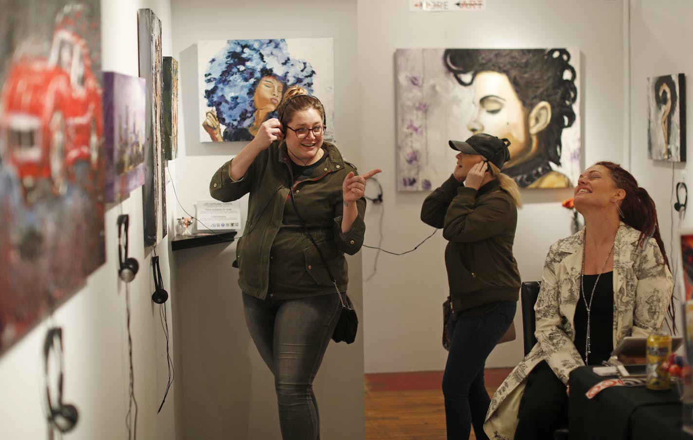 The artist community at the Northrup King Building has been a lynchpin for development and gentrification of its neighborhood. Shown is an Art-A-Whirl event there in 2017. (JERRY HOLT/Star Tribune)