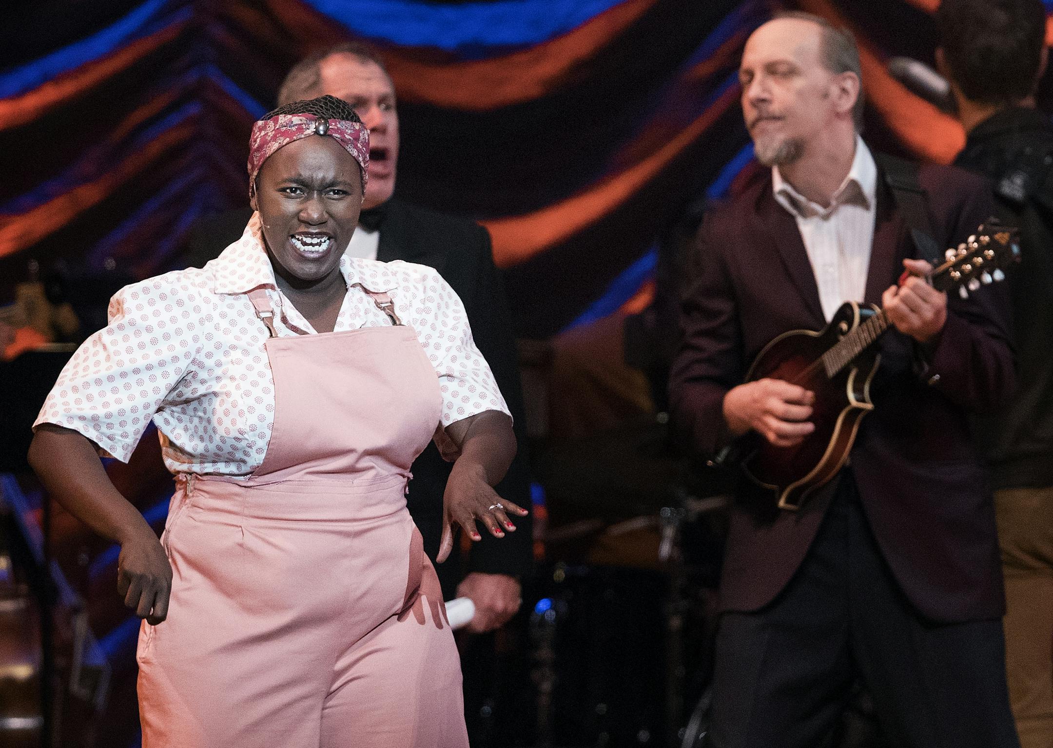 Joy Dolo performed during the Ivey Awards.