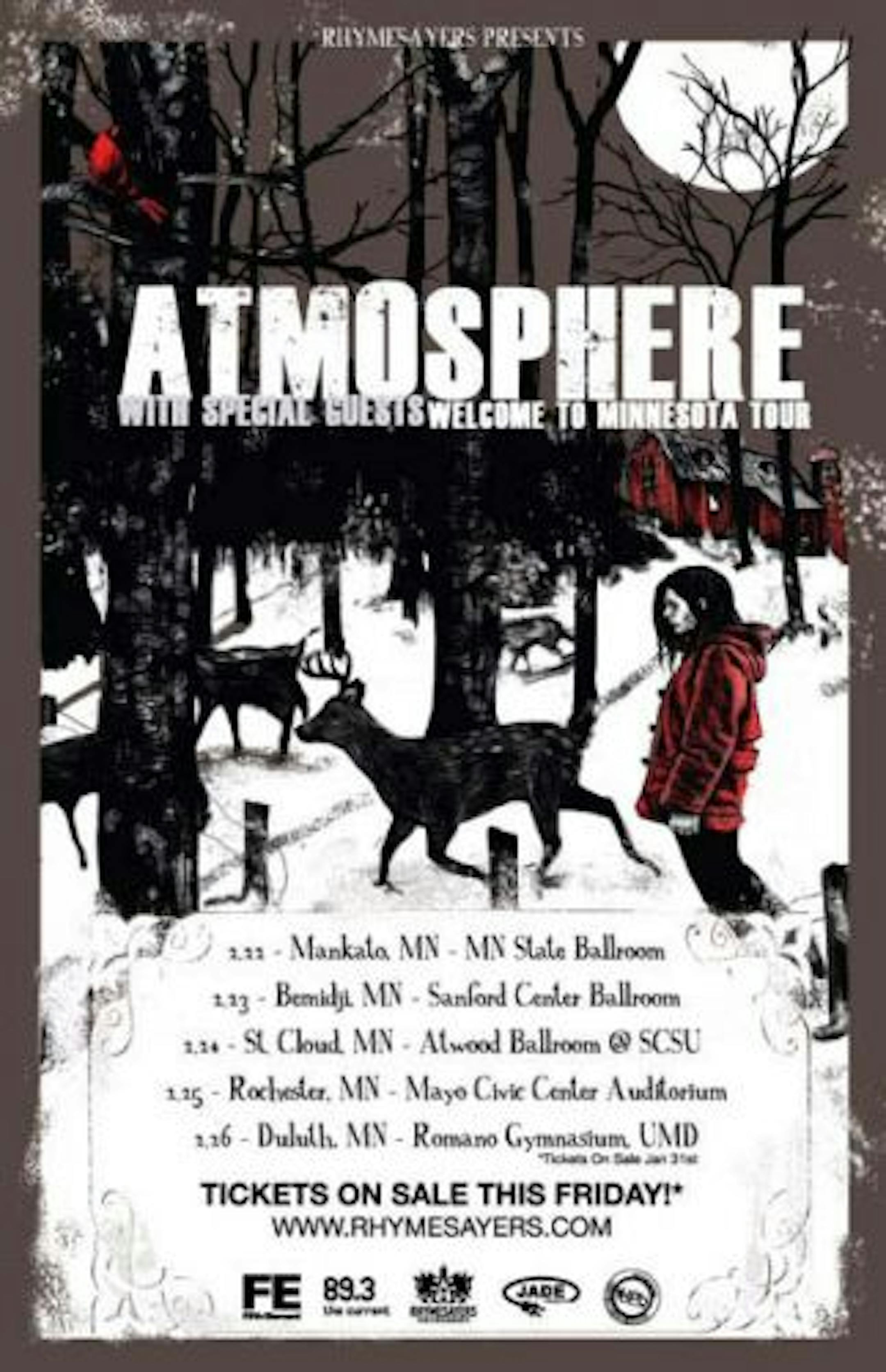Atmosphere tour poster