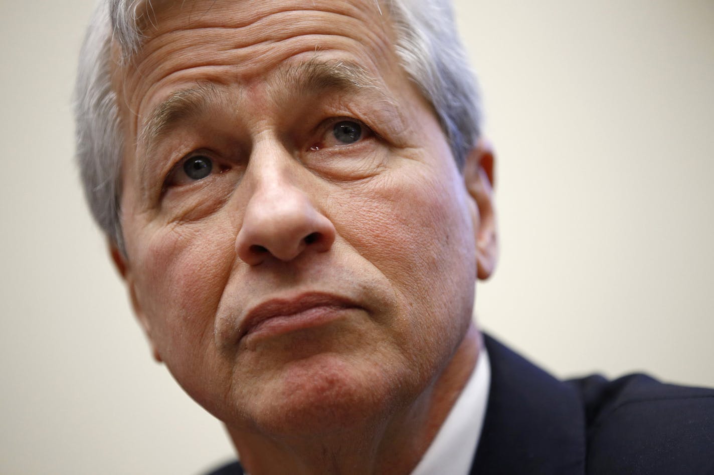 FILE - In this April 10, 2019, photo JPMorgan Chase chairman and CEO Jamie Dimon testifies before the House Financial Services Committee during a hearing on Capitol Hill in Washington. A group of influential CEOs, which included Dimon, is changing its view on corporations, saying it&#x2019;s no longer just about shareholders. The Business Roundtable said Monday, Aug. 19, that its new statement on &#x201c;the purpose of a corporation&#x201d; emphasizes that all stakeholders are important, which i