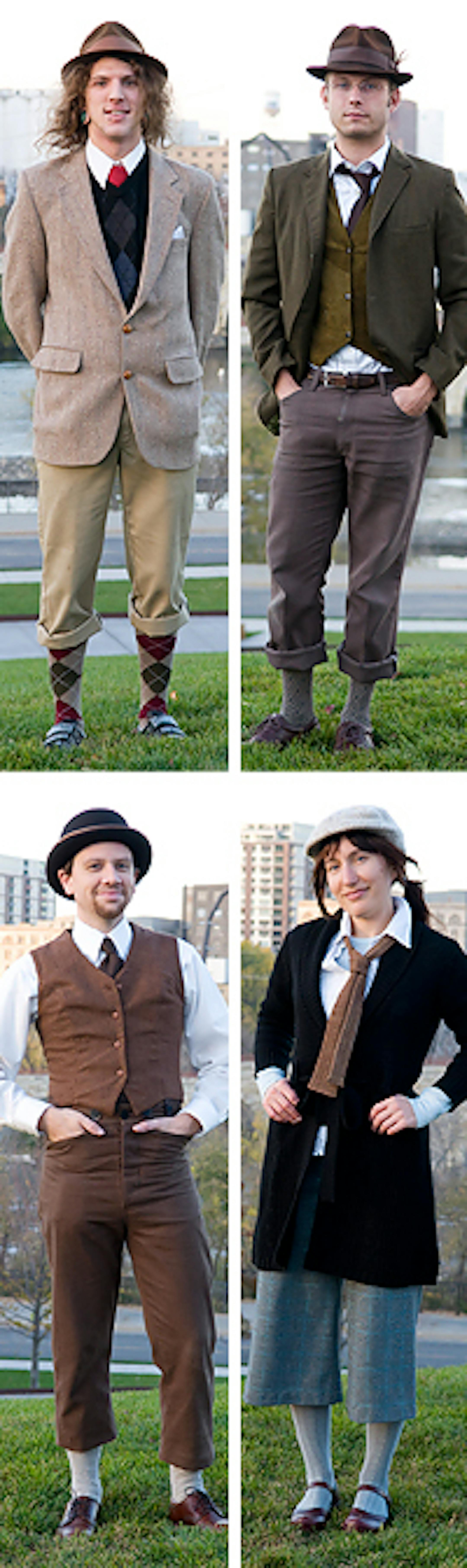 Clockwise from top - Bryan Dougherty, Andrew Nygaard, Laurie Primus, Peter Quamme