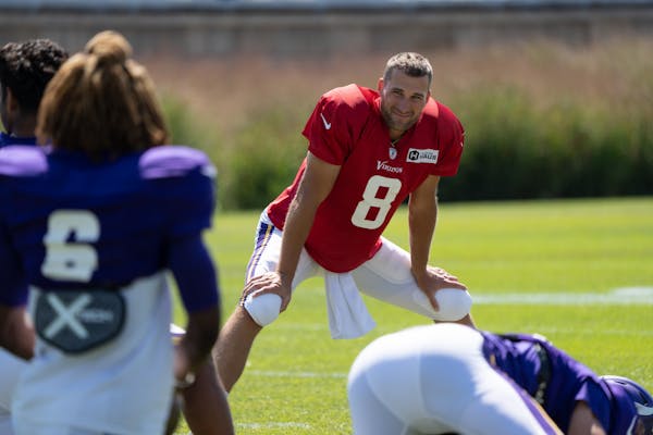 Kirk Cousins left Vikings practice early Thursday because of an illness. The team is still trying to determine if it is COVID-19 or something else.