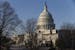 The morning sun illuminates the Capitol in Washington as Congress.