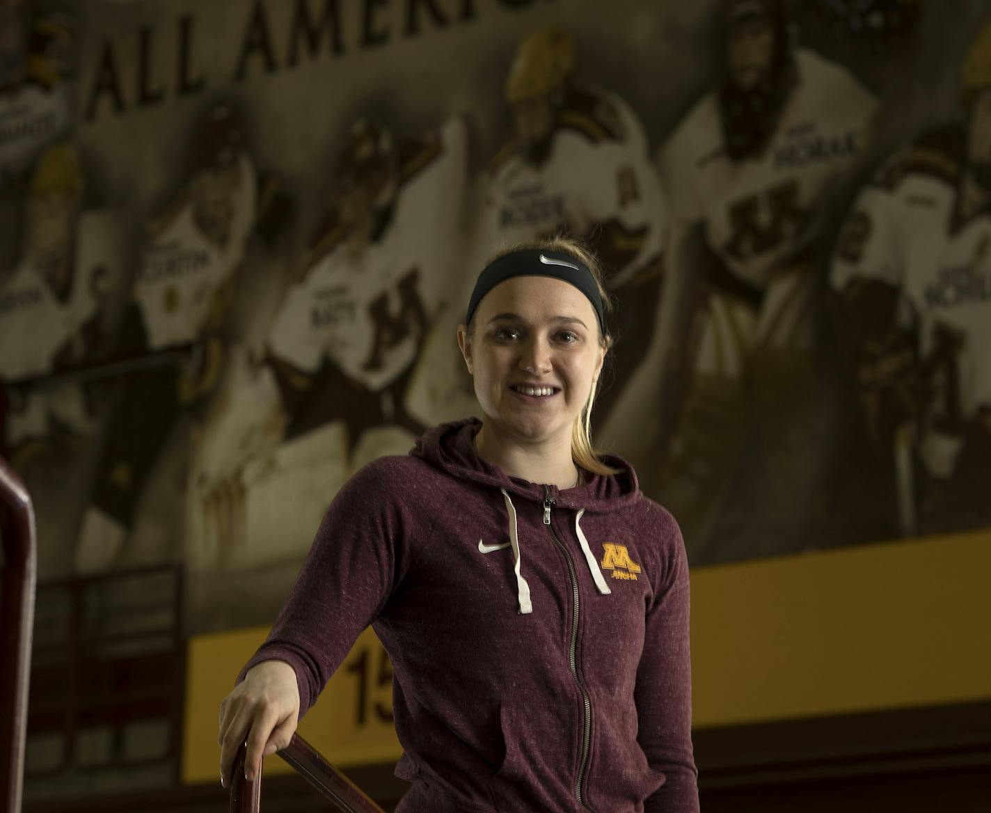 Portrait of Taylor Williamson University of Minnesota hockey forward Thursday March 8, 2018 in Minneapolis, MN.] JERRY HOLT &#xef; jerry.holt@startribune.com