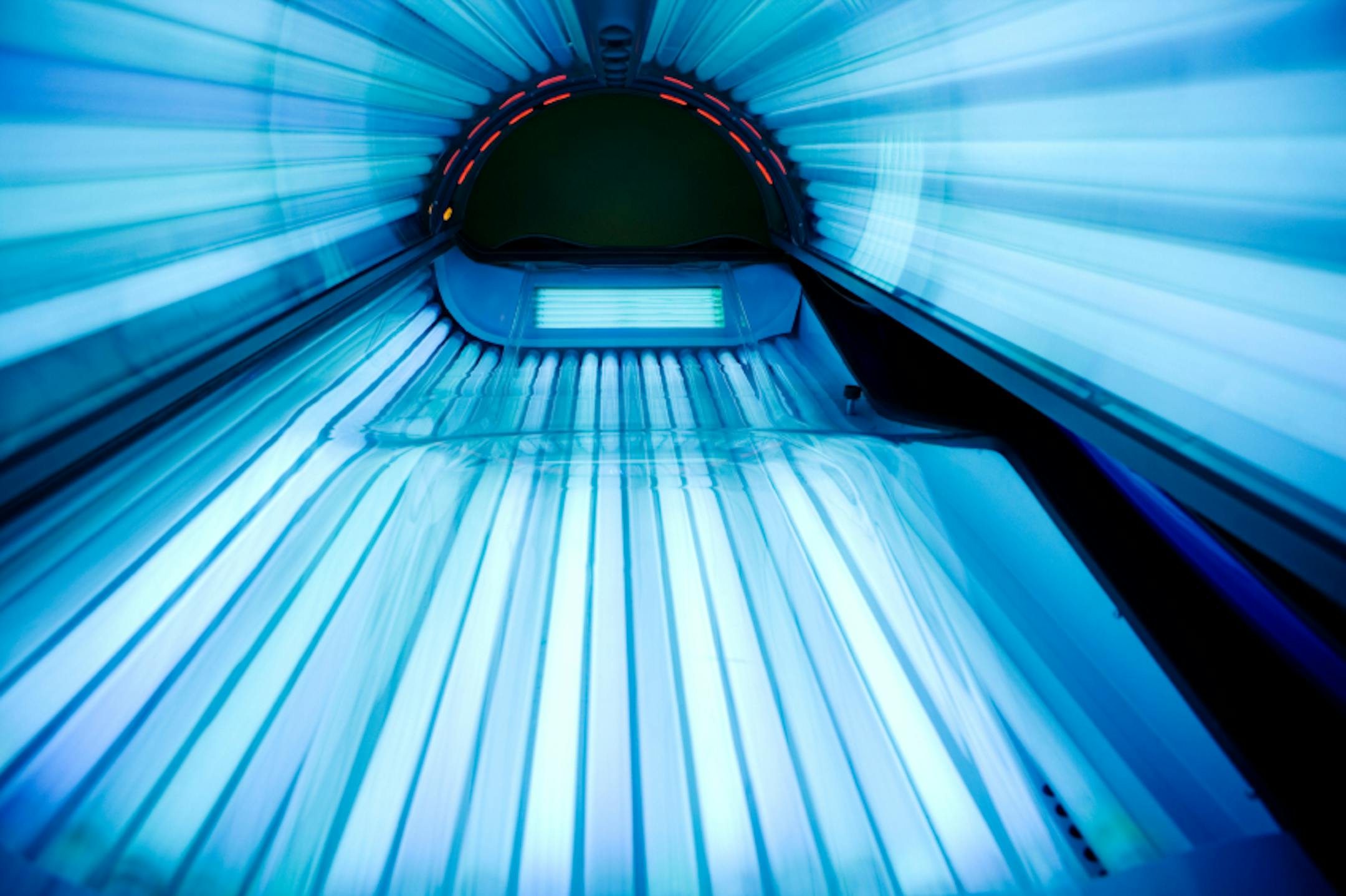 For teens, one visit to a tanning bed increases the risk of squamous cell carcinoma by 67 percent. (iStock photo / Getty Images)