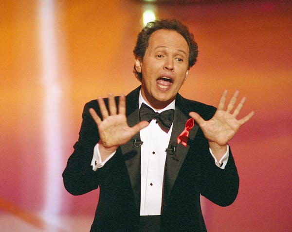 Billy Crystal, host of the 64th Annual Academy Awards, on stage in Los Angeles.