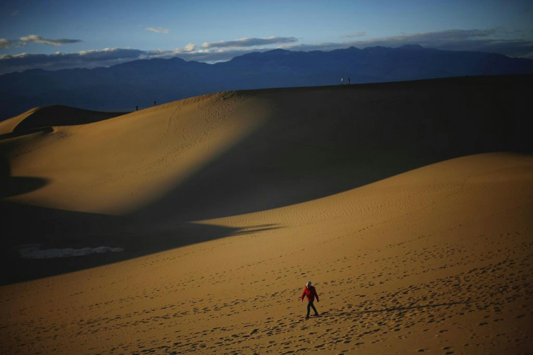 Mesquite Dunes in Death Valley, Calif., Dec. 27, 2012. Death Valley is officially the hottest place on earth, now that meteorologists have thrown out a 136.4-degree reading claimed since 1922 by a city in Libya.