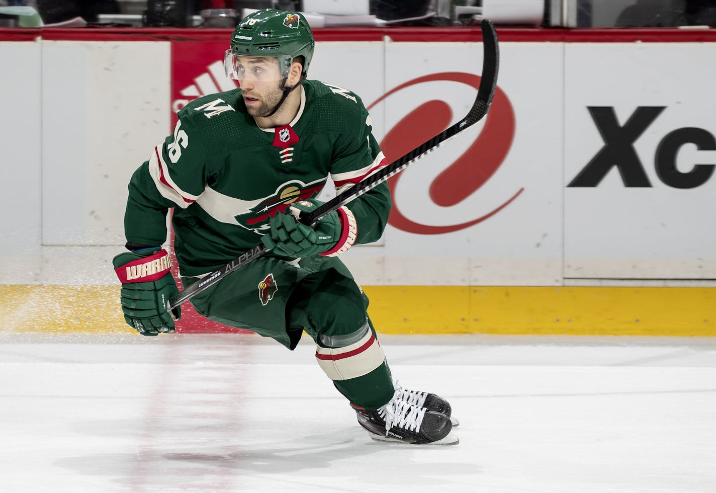 Minnesota Wild Jason Zucker. ] CARLOS GONZALEZ &#x2022; cgonzalez@startribune.com &#x2013; St. Paul, MN &#x2013; December 10, 2019, Xcel Energy Center, NHL, Minnesota Wild vs. Anaheim Ducks