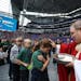 Bishop Bernard Hebda of the Archdiocese of Saint Paul and Minneapolis gave Holy Communion to 12,000 Catholic school children that gathered for Mass of