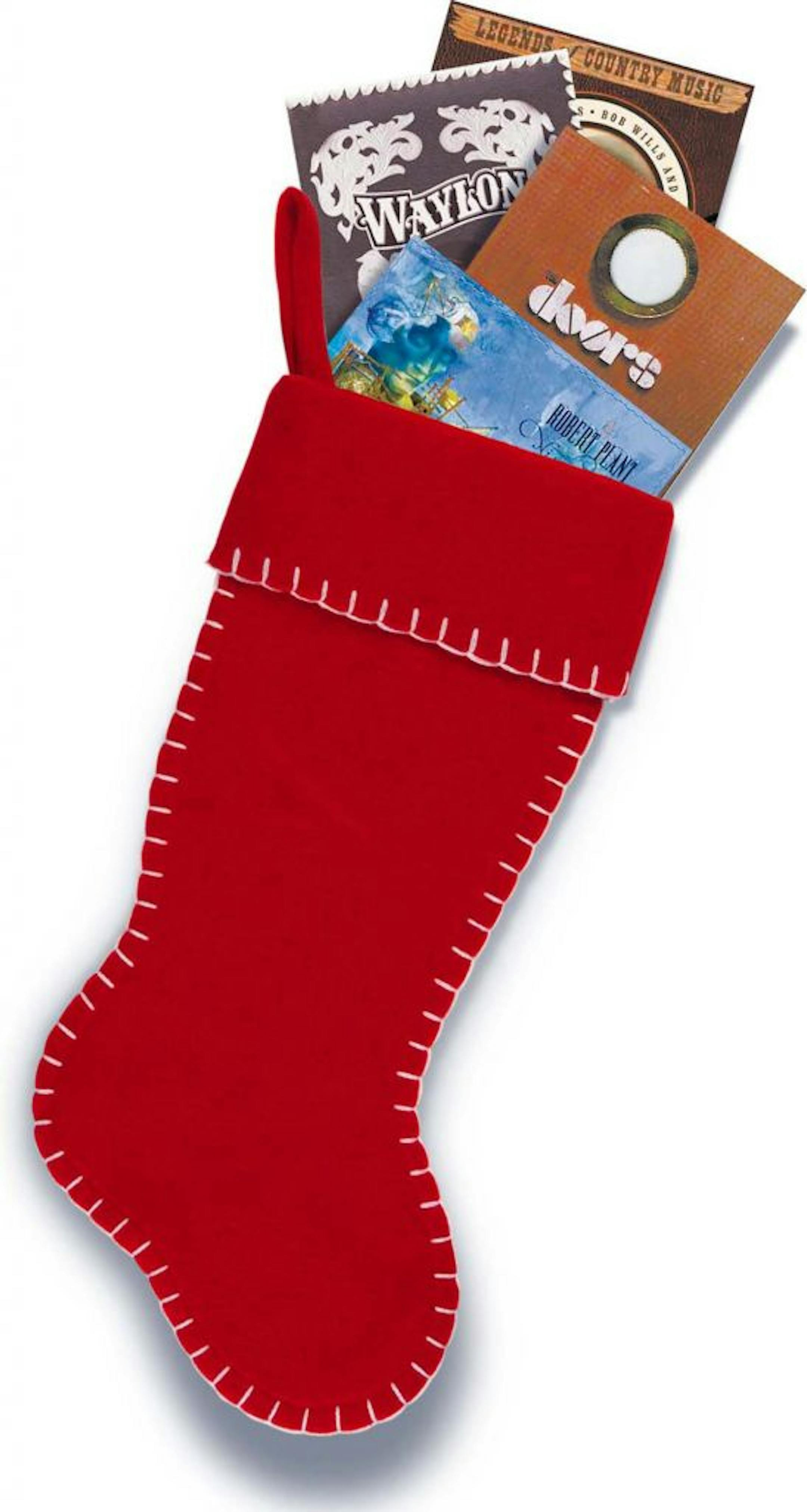 300 dpi Eric Chapman color illustration of Christmas stocking stuffed with CDs. Bradenton Herald 2007<p> KEYWORDS: stocking stuffers illustration stuffer secret santa claus gift music cds decoration, christian, krtreligion religion, krtwinter winter, krtxmas christmas xmas krtholiday holiday, krtnational national, krtworld world, krtentertainment entertainment, krtmusic, krt, mctillustration, aspecto aspectos navidad regalos regalo musica regalito ilustracion grabado, br contributor coddington c