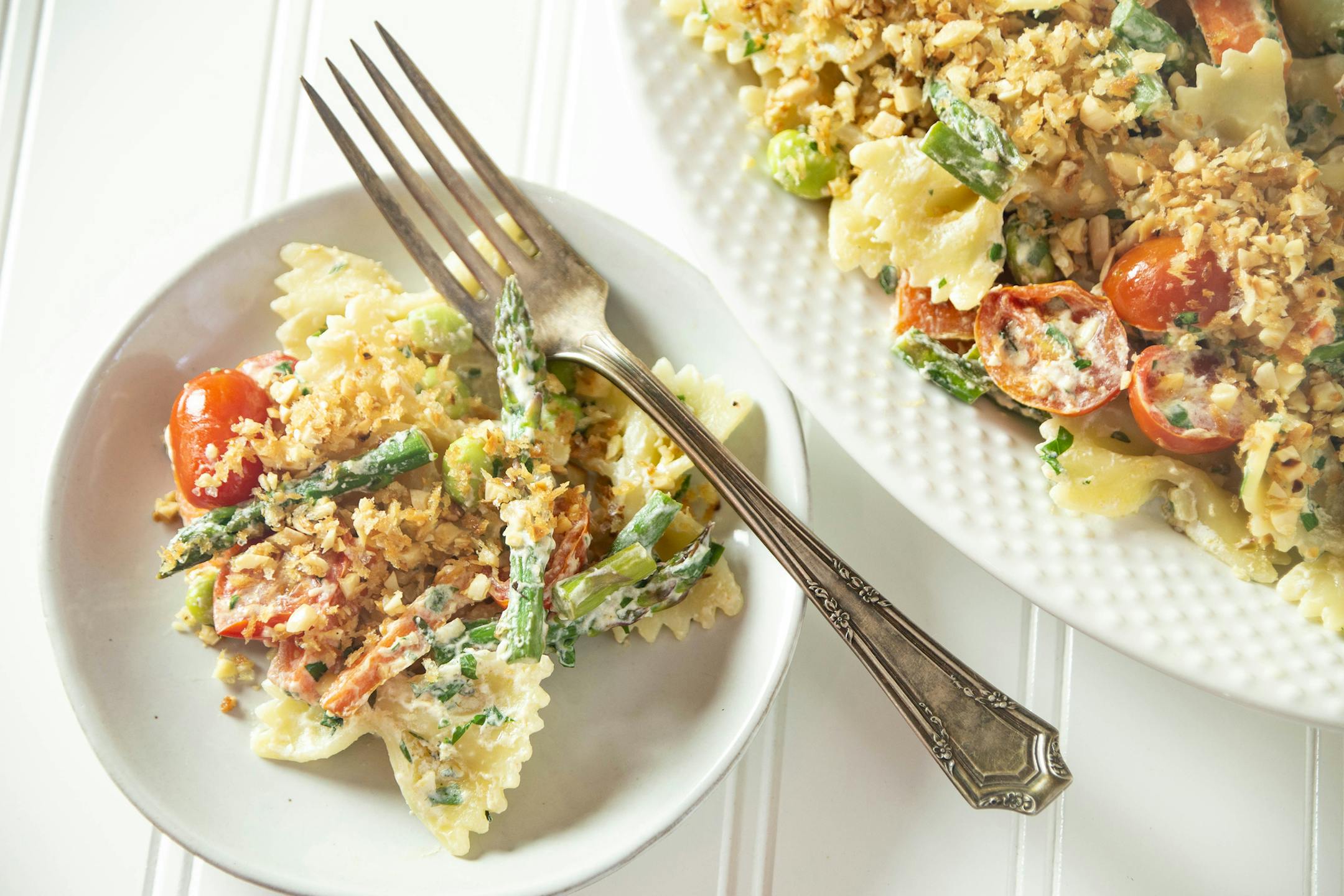 Use your favorite vegetables in Farfalle With Spring Veggies and Toasted Crumbs.