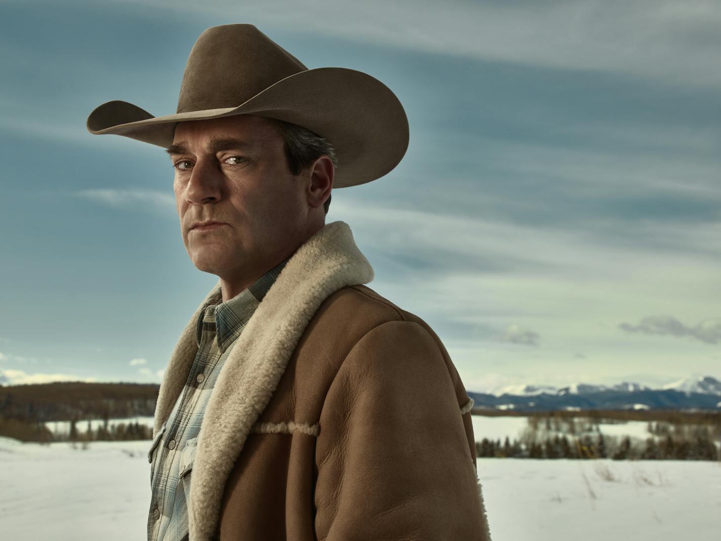 "FARGO" — Pictured: Jon Hamm as Roy Tillman. CR: Frank W Ockenfels III/FX