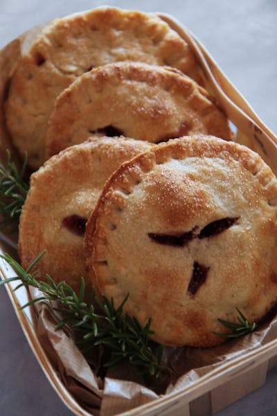Balsamic, Fig and Rosemary Hand Pies