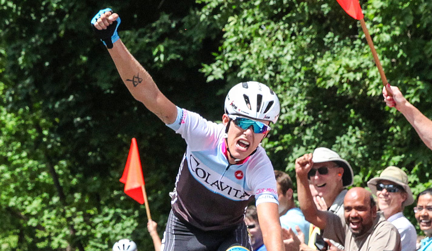 Cyclist Dylan Sunderland (36) was arriving the final line. ] XAVIER WANG &#x2022; xavier.wtian@gmail.com The final stage of the 2017 North Star Grand PRIX was hosted in Stillwater Sunday June 18, 2017. Women and men cyclists rode multiple laps through downtown Stillwater.