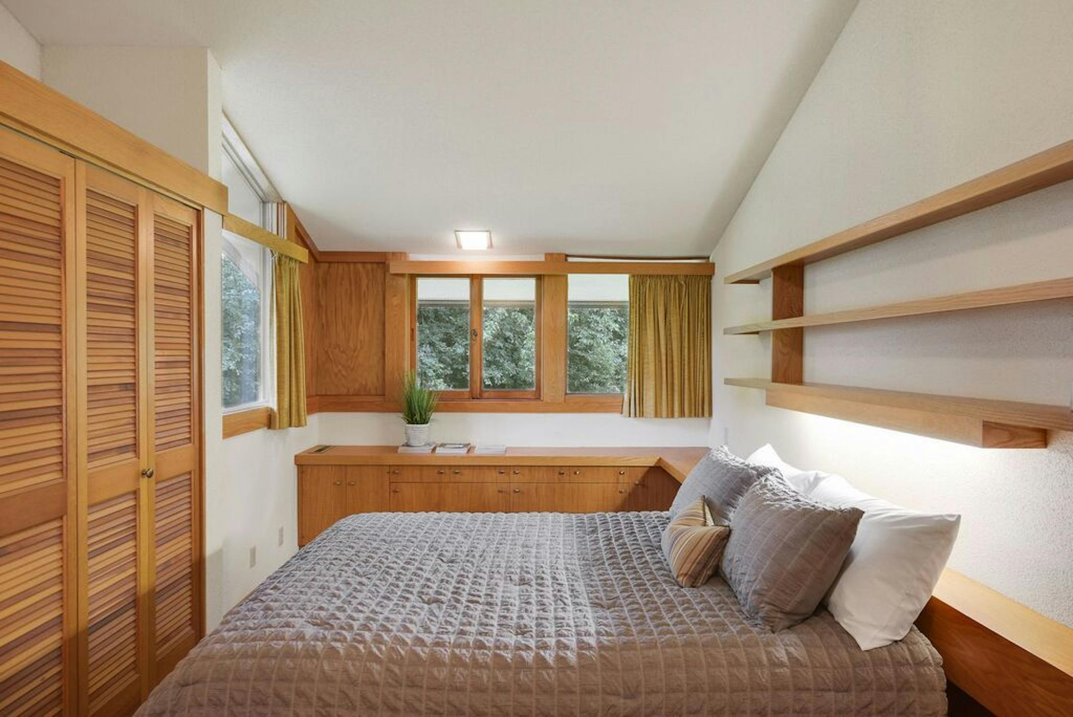 The master bedroom.