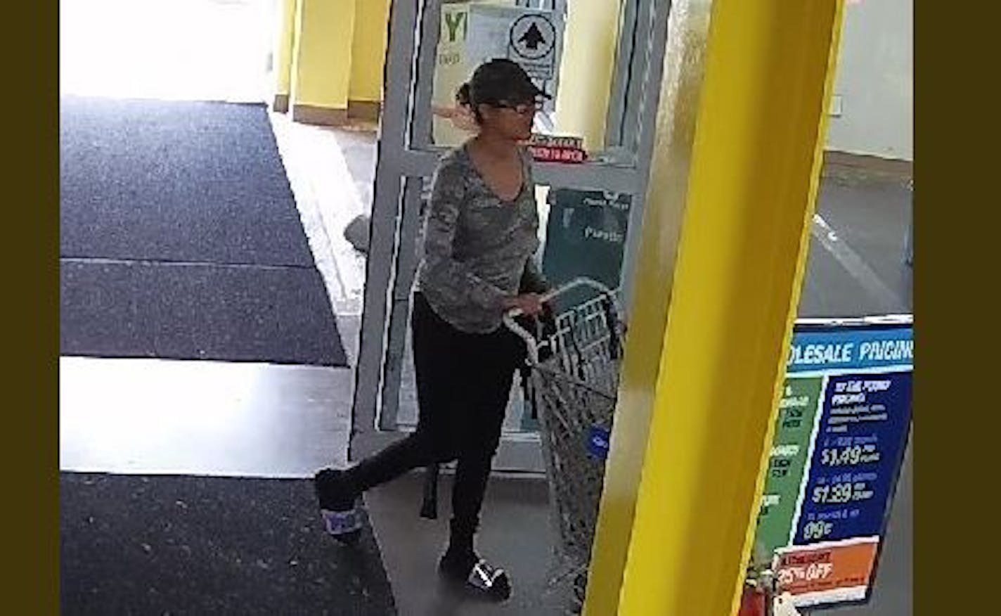 This woman is suspected of stealing a dog from a car parked outside a Goodwill store in Chaska.