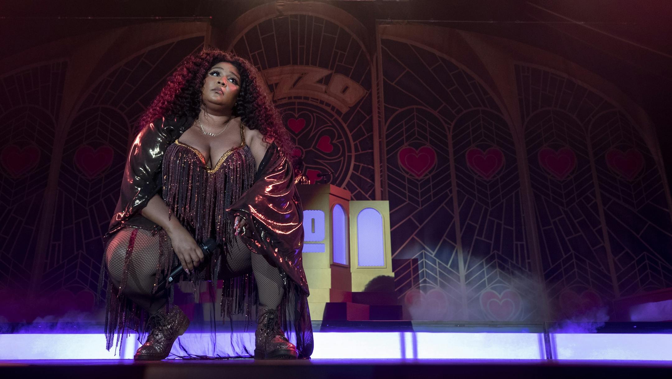 Lizzo performed at The Armory in Minneapolis.