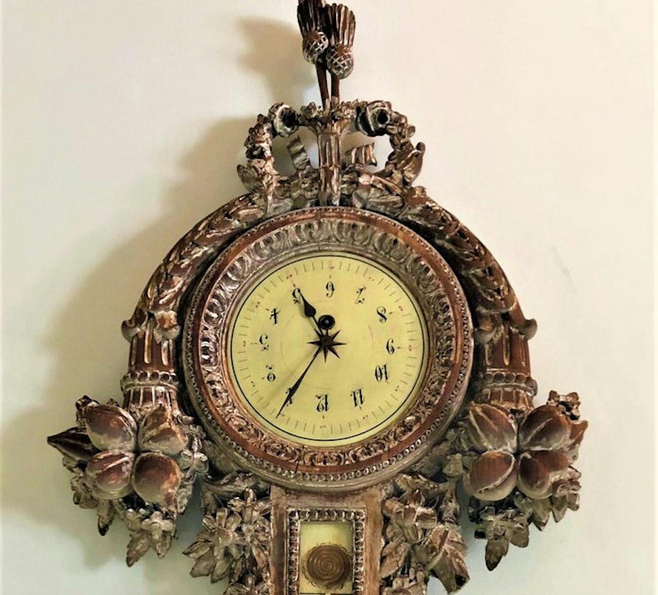 This clock is in the French rococo style. (Handout/TNS)