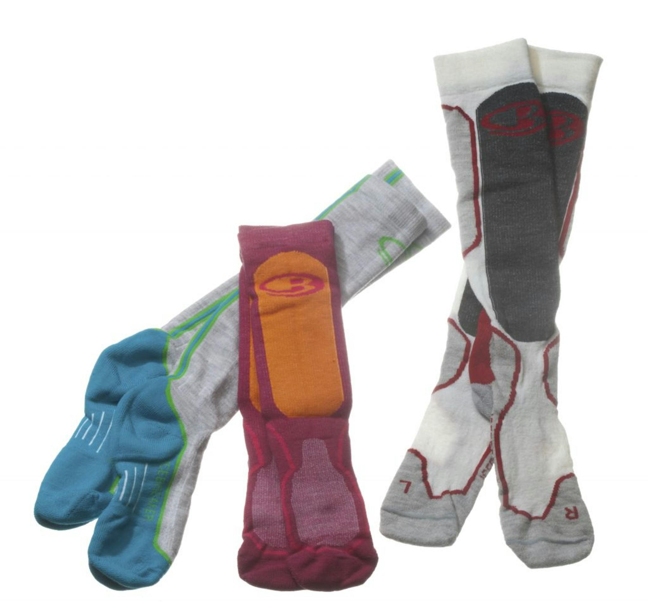 Merino wool ski socks by Icebreaker