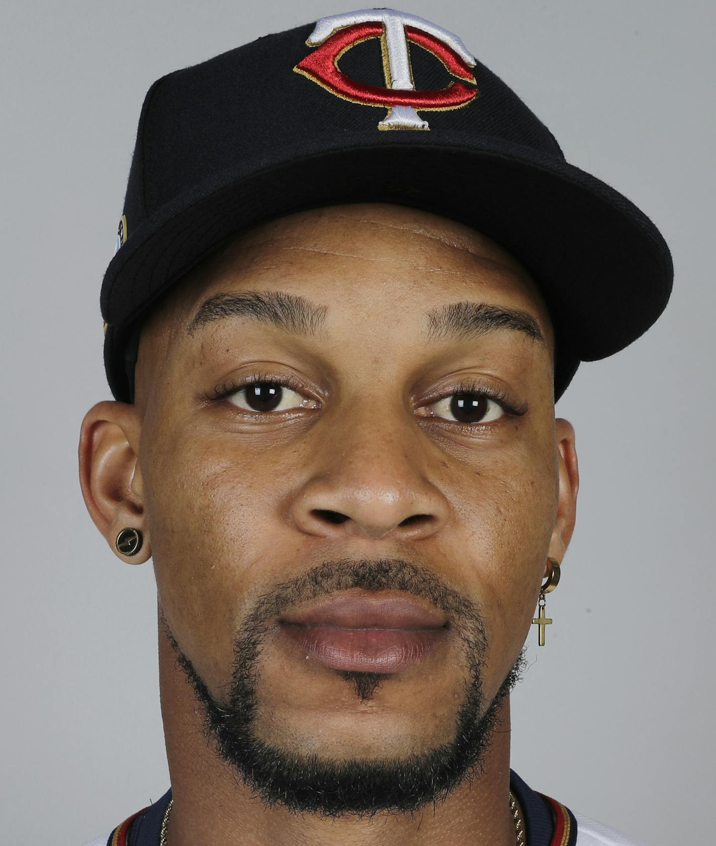 This is a 2020 photo of Byron Buxton of the Minnesota Twins baseball team. This image reflects the Twins 2020 active roster as of Thursday, Feb. 20, 2020, when this image was taken. (AP Photo/Brynn Anderson) ORG XMIT: FLBA