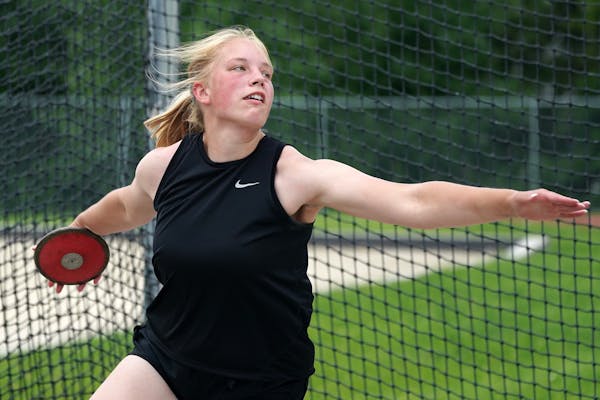 Gopher sophomore Shelby Frank is one of the nation’s top discus throwers.