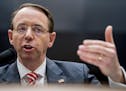 Deputy Attorney General Rod Rosenstein speaks before a House Committee on the Judiciary oversight hearing on Capitol Hill, Wednesday, Dec. 13, 2017 in
