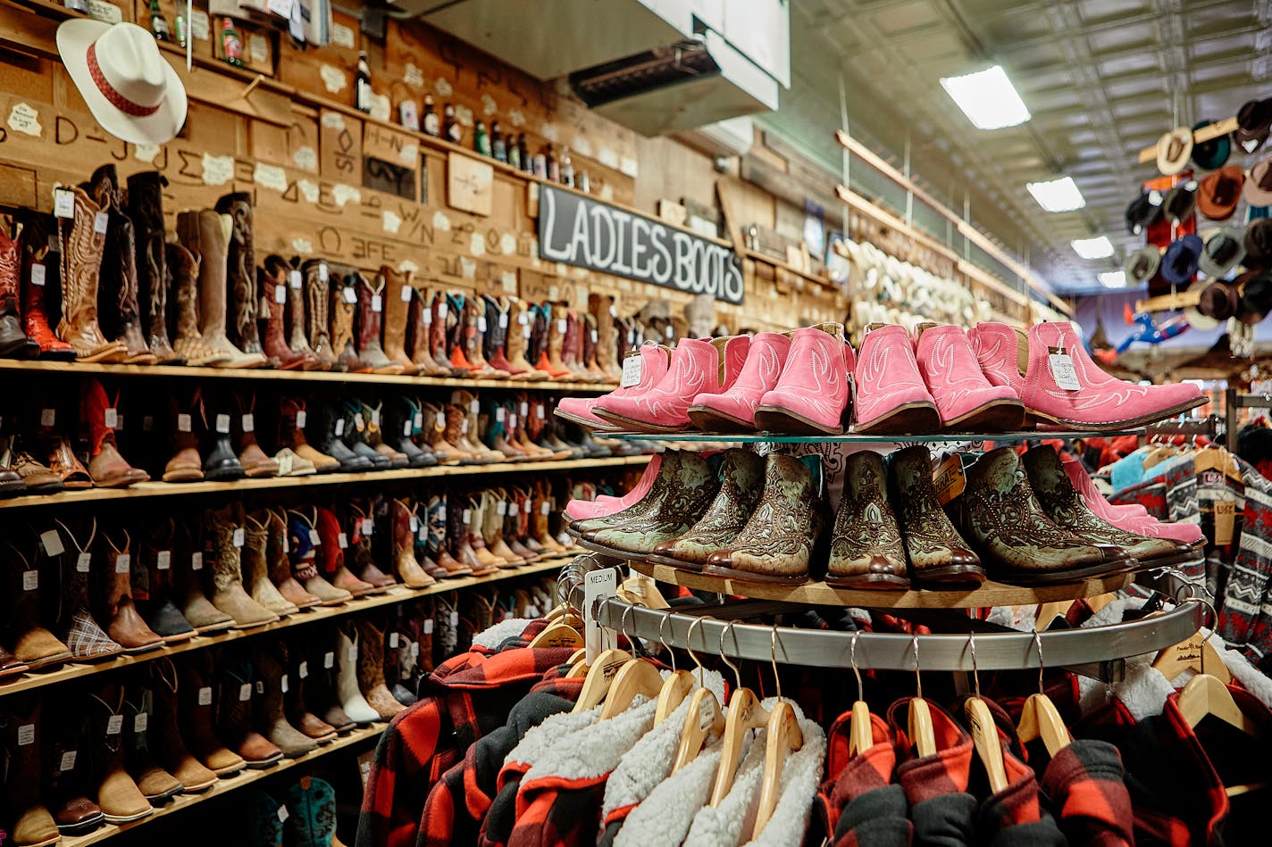 Western Outdoor in Kalispell, Mont., is the largest Western retailer in the area. MUST CREDIT: Photo for The Washington Post by Adrian Sanchez-Gonzalez