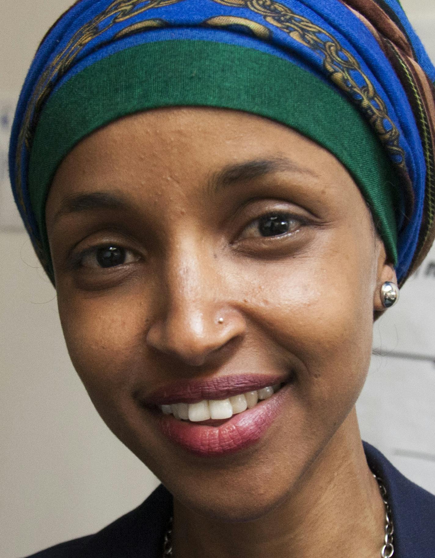 Ilhan Omar posed for a portrait at her Cedar-Riverside campaign headquarters Wednesday, Aug. 10, 2016 ] Mark Vancleave - mark.vancleave@startribune.com * Ilhan Omar won an unlikely electoral battle against longtime Rep. Phyllis Kahn, a longtime feminist and one of the Legislature's most reliably liberal voices.