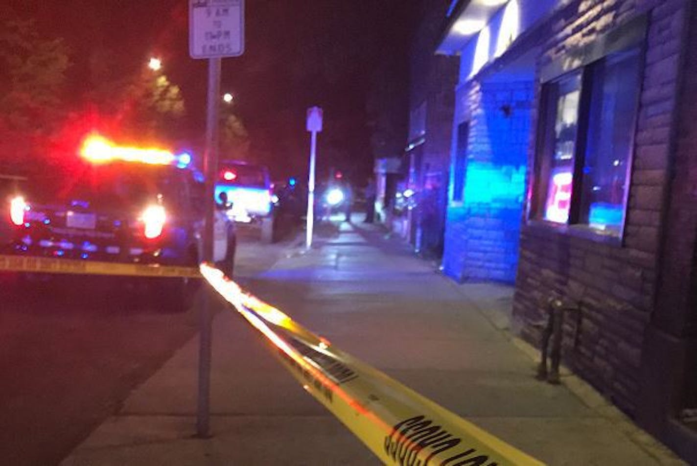 A shooting in this block of St. Paul proved fatal Saturday night. Credit: St. Paul Police Department