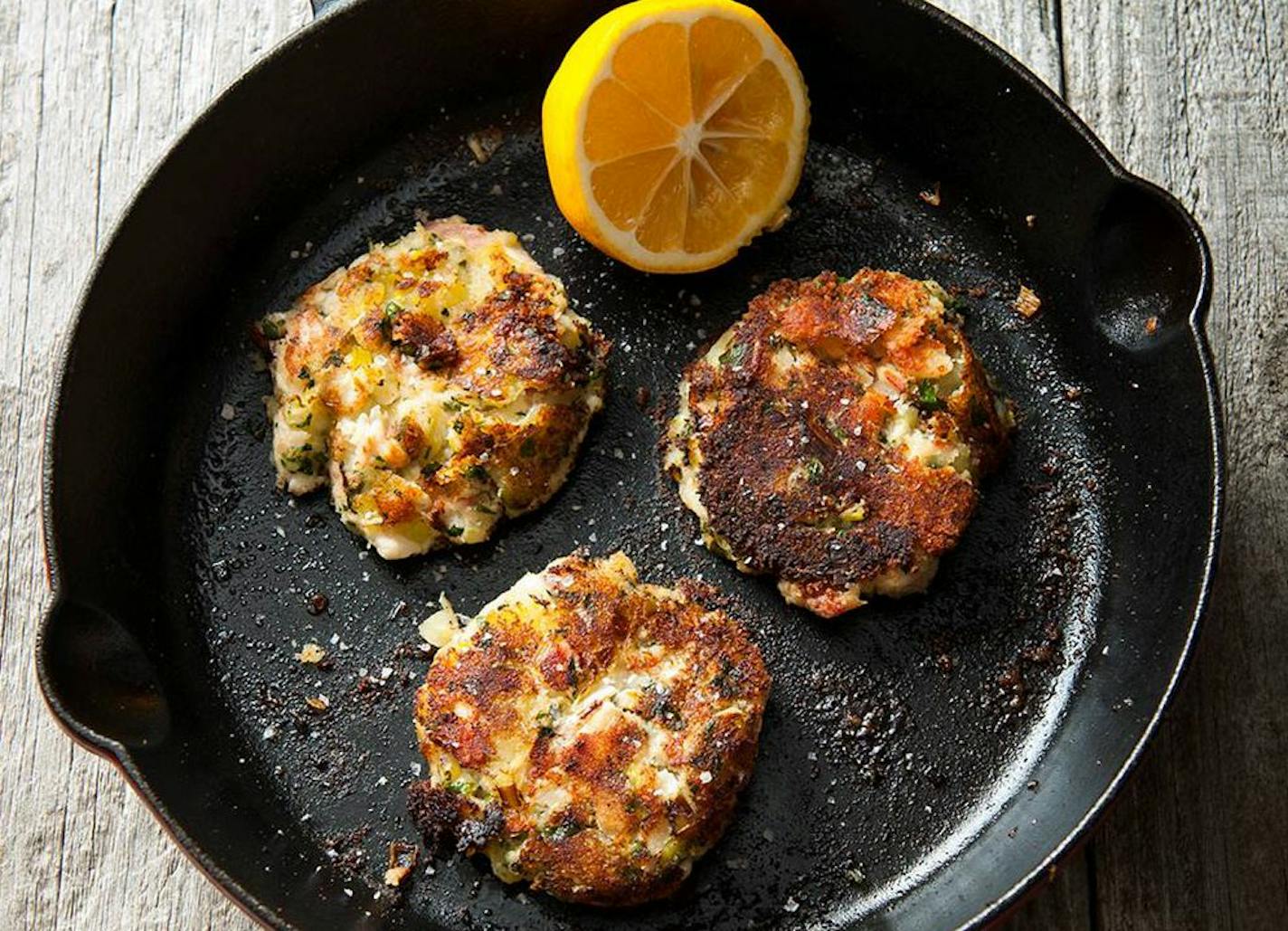 Fish cakes.