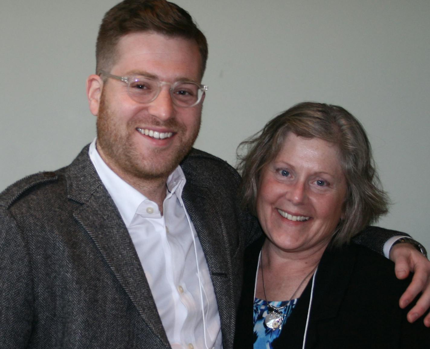 University of Minnesota psychiatry resident Ben Otapalik and his mentor mom, Julie Gerndt.