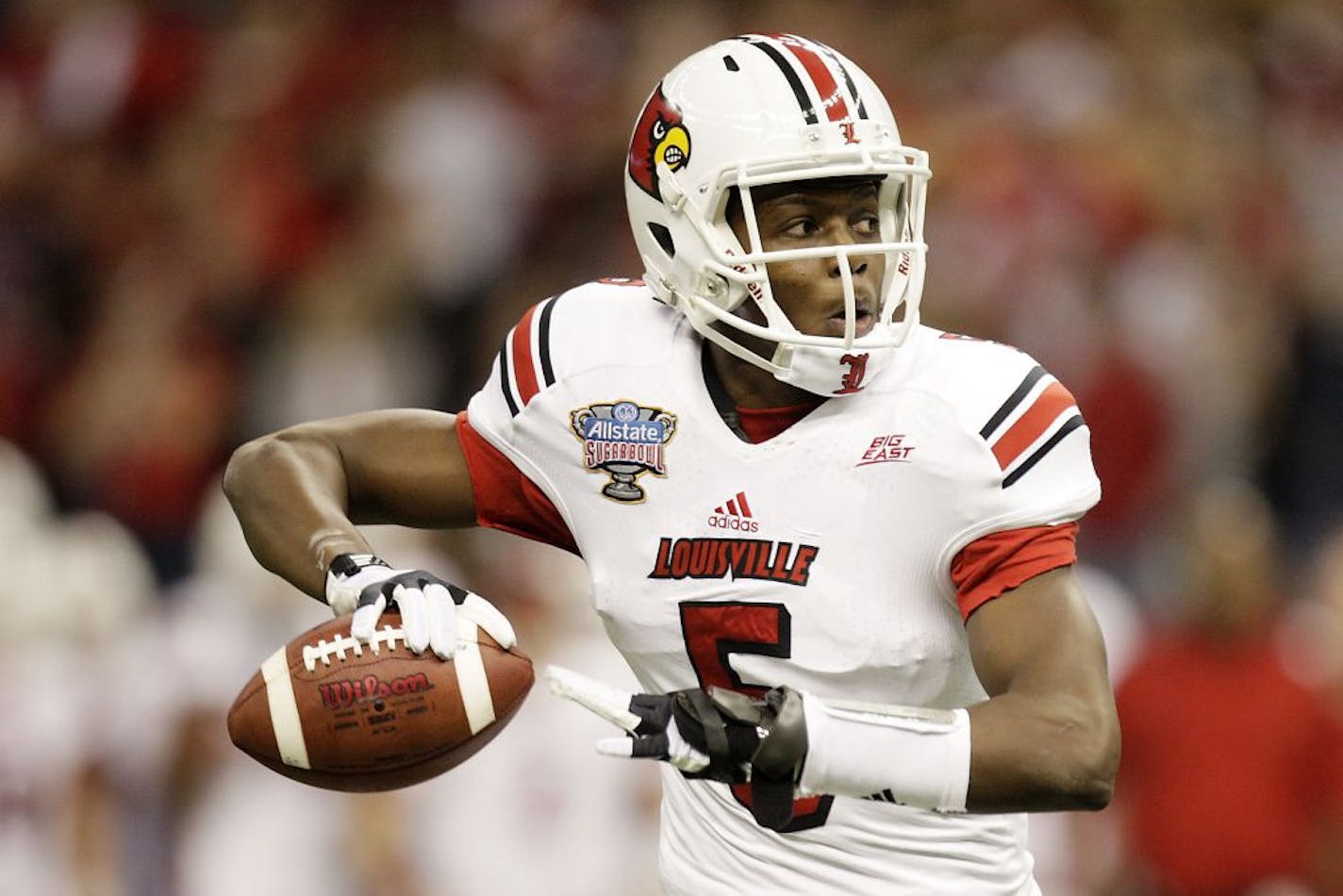 Louisville quarterback Teddy Bridgewater (5)