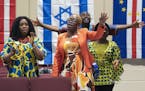 The mood at Ebenezer Community Church in Brooklyn Park was jubilant Sunday morning, where the sizable Liberian congregation celebrate President Trump'
