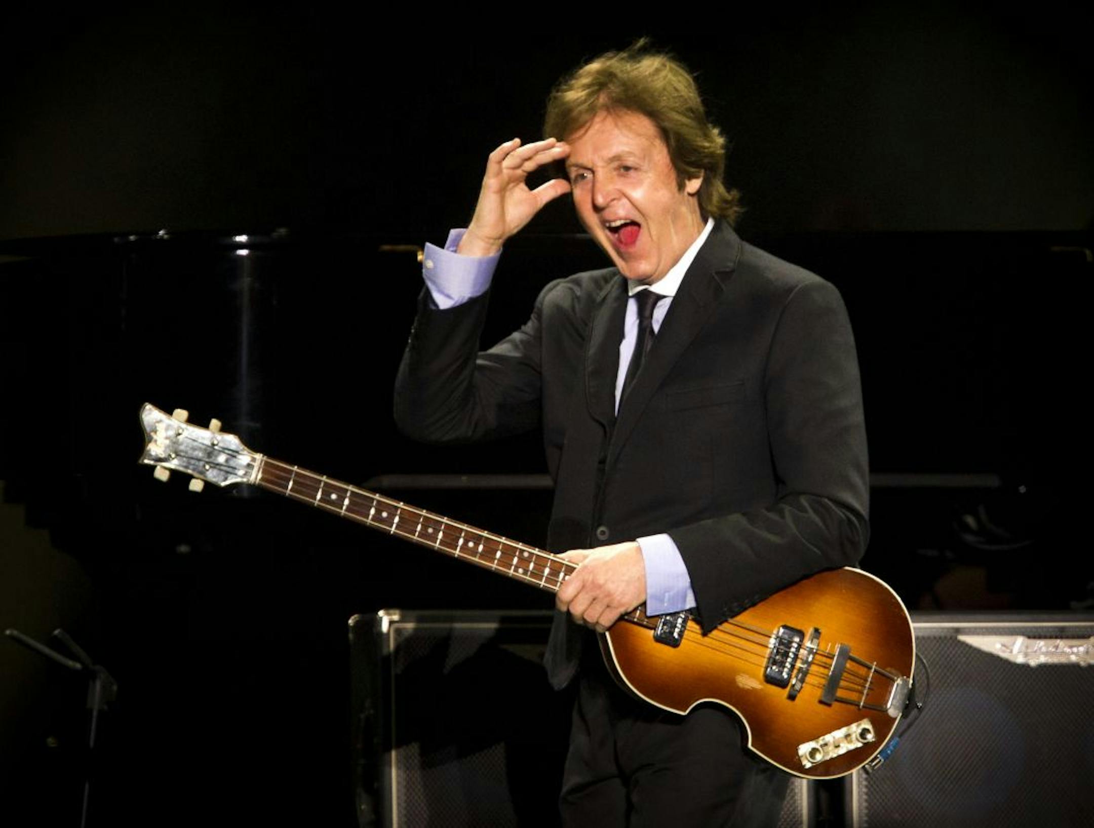 Paul McCartney performs in Rio de Janeiro, Brazil, Monday, May 23, 2011.