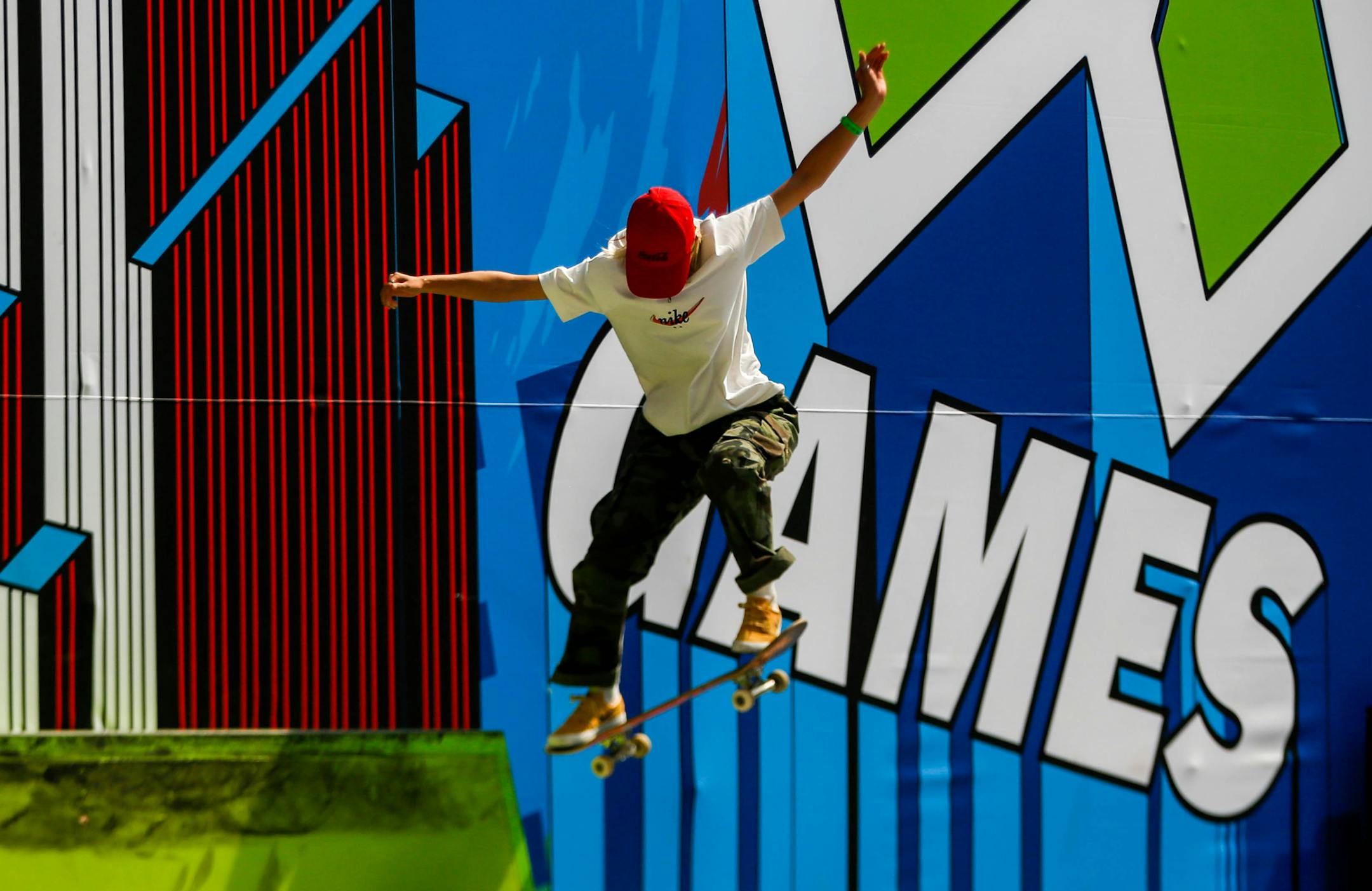 Aori Nishimura of Japan repeated as the winner in Women's Skateboard Street in the X Games on Sunday.