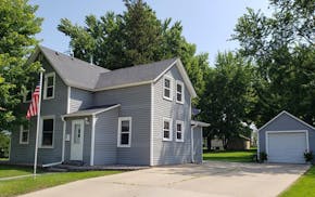 New Prague
Built in 1910, this two-bedroom, two-bath house has 1,317 square feet and features two bedrooms on the upper level, updated roof, siding, s