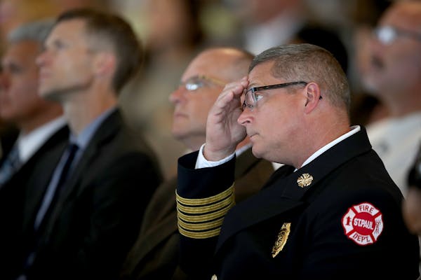 St. Paul Fire Chief Tim Butler will start Monday in his previous role as the department's fire emergency management and communications chief.